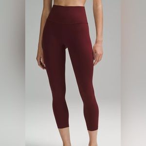 lululemon Align high rise 25” - Red Merlot